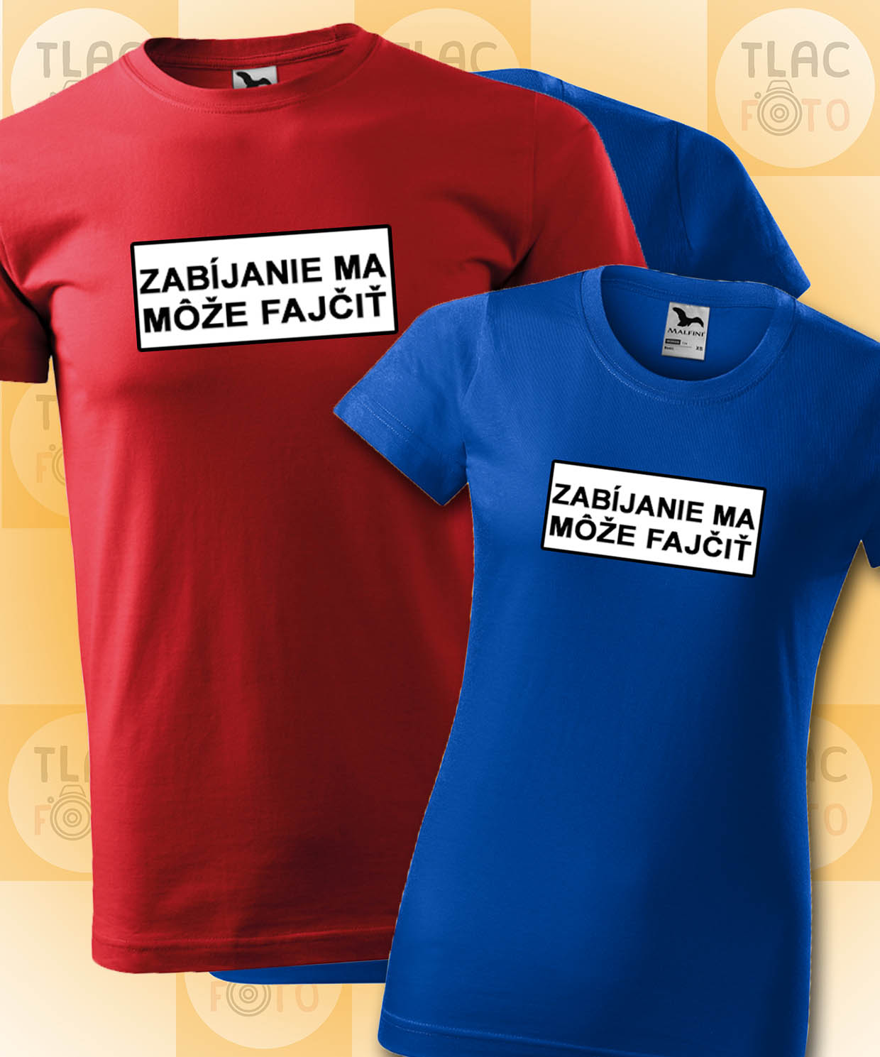 Tričko Pánske / Dámske - Zabíjanie ma môže fajčiť