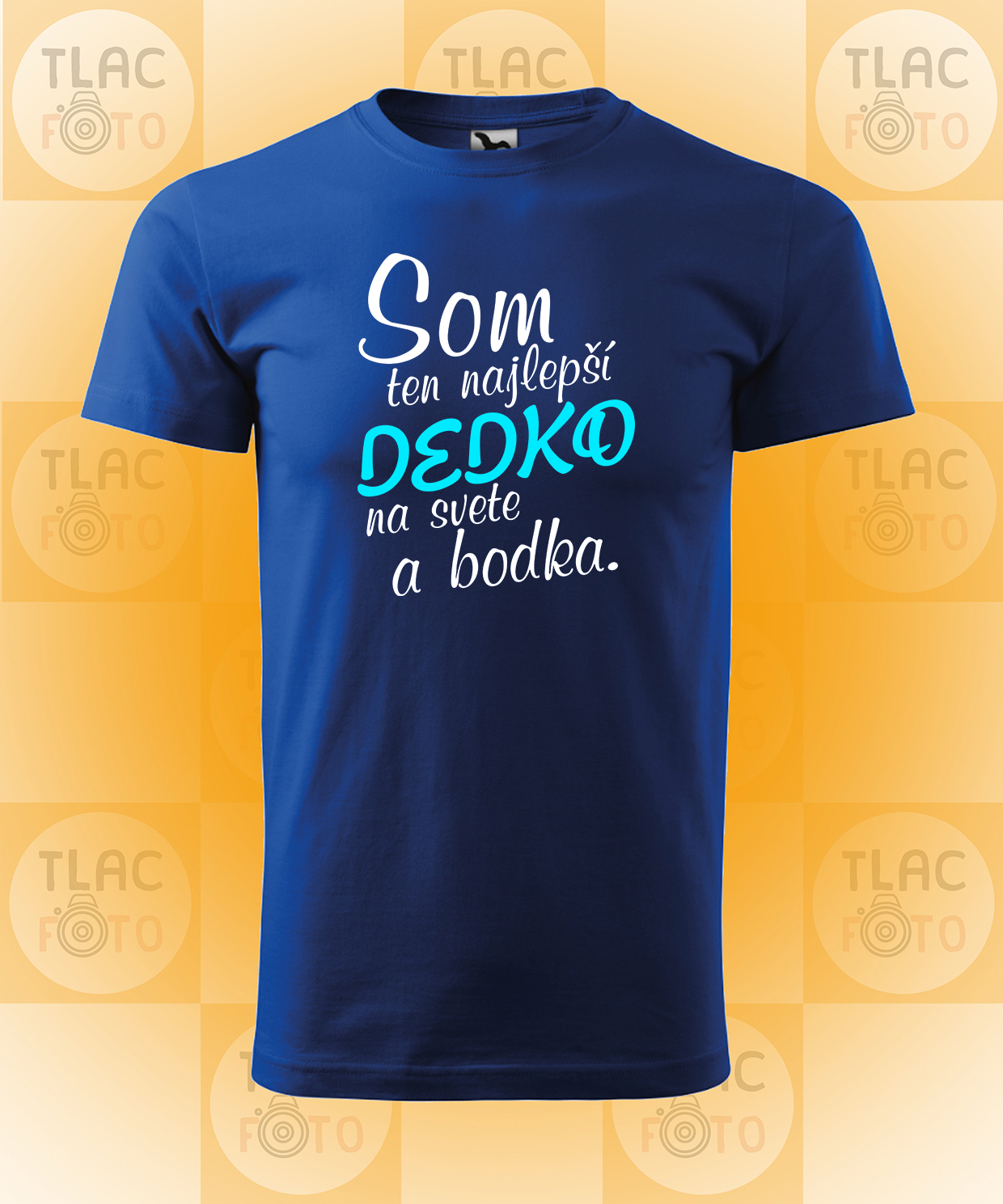 Tričko Pánske - Najlepší DEDKO a bodka